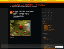 Tablet Screenshot of gardenpartyworldgame.wordpress.com