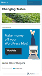Mobile Screenshot of changingtastes.wordpress.com
