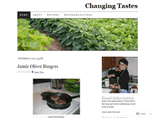 Tablet Screenshot of changingtastes.wordpress.com