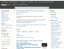 Tablet Screenshot of engageonline.wordpress.com