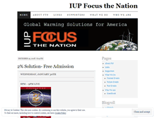 Tablet Screenshot of iupftn.wordpress.com