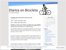 Tablet Screenshot of diarioenbicicleta.wordpress.com