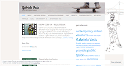 Desktop Screenshot of gabrielavasic.wordpress.com