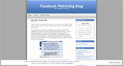 Desktop Screenshot of facebookwatchdog.wordpress.com