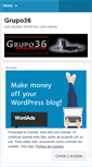 Mobile Screenshot of grupo36.wordpress.com