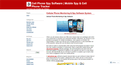 Desktop Screenshot of cellphonespydude.wordpress.com