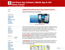 Tablet Screenshot of cellphonespydude.wordpress.com