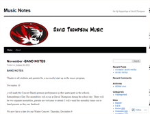 Tablet Screenshot of davidthompsonmusic.wordpress.com