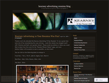 Tablet Screenshot of kearneyadvertisingreunion.wordpress.com