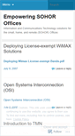 Mobile Screenshot of empoweringsoho.wordpress.com