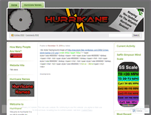 Tablet Screenshot of hurrikane.wordpress.com