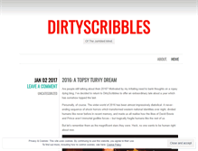 Tablet Screenshot of dirtyscribbles.wordpress.com