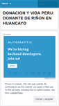 Mobile Screenshot of donacionyvida.wordpress.com
