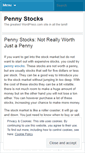 Mobile Screenshot of pennystocktowatchs.wordpress.com