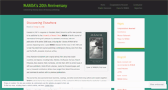 Desktop Screenshot of manoa20thanniversary.wordpress.com