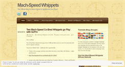 Desktop Screenshot of machspeedwhippets.wordpress.com