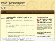 Tablet Screenshot of machspeedwhippets.wordpress.com
