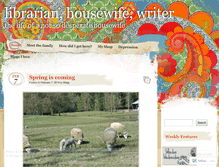 Tablet Screenshot of librarianhousewife.wordpress.com