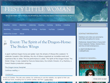 Tablet Screenshot of feistylittlewoman.wordpress.com