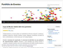 Tablet Screenshot of portifoliodeeventos.wordpress.com