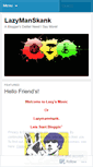 Mobile Screenshot of lazymanskank.wordpress.com