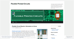 Desktop Screenshot of flexcircuits.wordpress.com