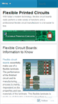 Mobile Screenshot of flexcircuits.wordpress.com