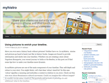 Tablet Screenshot of myhistro.wordpress.com