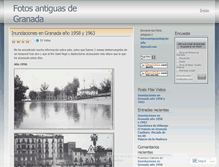 Tablet Screenshot of fotosantiguasdegranada.wordpress.com
