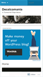 Mobile Screenshot of decalcomaniaproject.wordpress.com