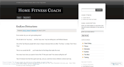 Desktop Screenshot of homefitnessblog.wordpress.com