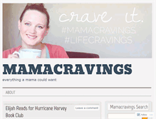 Tablet Screenshot of mamacravings.wordpress.com