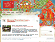 Tablet Screenshot of moroccanparty.wordpress.com