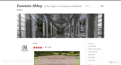Desktop Screenshot of fountainabbey.wordpress.com