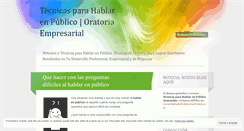 Desktop Screenshot of oratoriafacil5.wordpress.com
