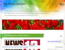 Tablet Screenshot of myphotokeeper.wordpress.com