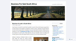 Desktop Screenshot of businessforsalesouthafrica1.wordpress.com