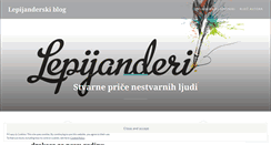 Desktop Screenshot of lepijanderi.wordpress.com