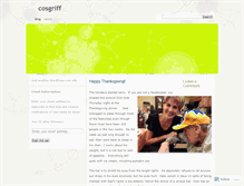 Tablet Screenshot of cosgriff.wordpress.com