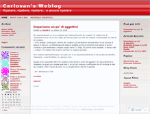Tablet Screenshot of carlosan.wordpress.com
