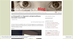 Desktop Screenshot of lidiamarongiu.wordpress.com