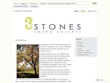 Tablet Screenshot of 3stones.wordpress.com