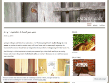 Tablet Screenshot of grazinggoat.wordpress.com