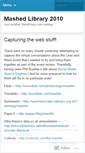 Mobile Screenshot of mashlib2010.wordpress.com