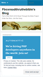 Mobile Screenshot of fbcsreadthruthebible.wordpress.com