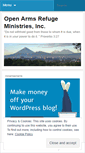 Mobile Screenshot of openarmsrefuge.wordpress.com