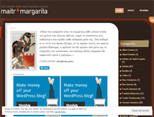 Tablet Screenshot of maitrandmargarita.wordpress.com