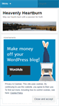 Mobile Screenshot of heavenlyheartburn.wordpress.com