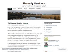 Tablet Screenshot of heavenlyheartburn.wordpress.com