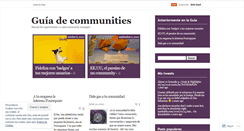 Desktop Screenshot of guiadecommunities.wordpress.com